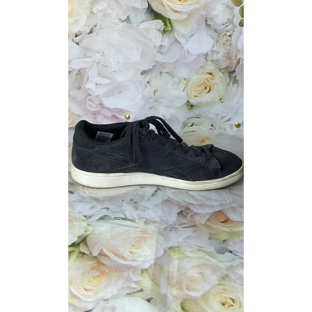 Reebok Classic Shoes Women's Size 7.5 Sneakers Charcoal Gray Suede Skate Y2K